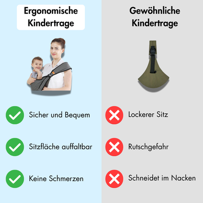 Ergonomische Kindertrage